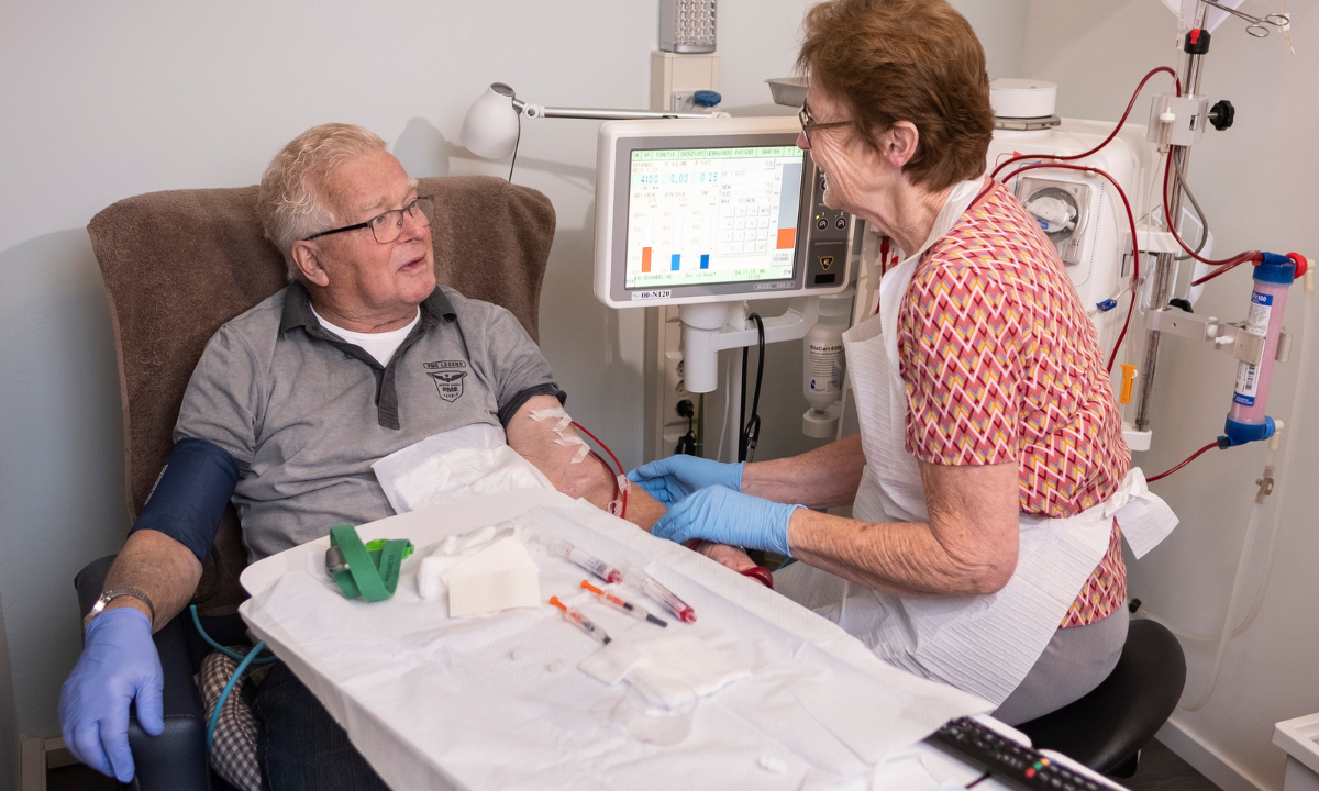 Patiënt Ton van der Vaart vertelt over zijn thuisdialyse ervaring